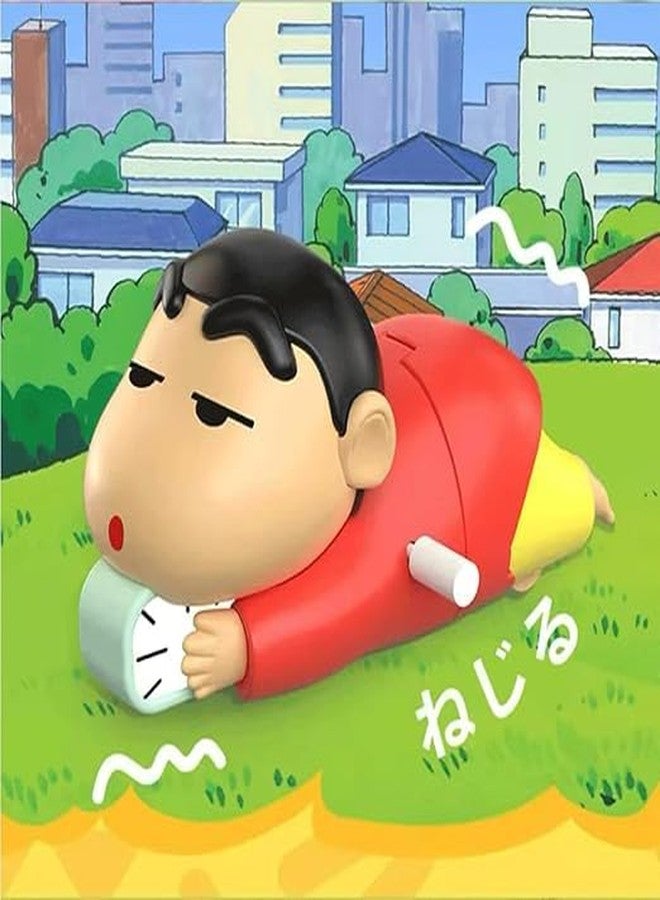 acrown Cute Shinchan Toys for Kids Sensory Worm crwaling Shinchan Wind up Colorful Toy Insect Figurines for Boys and Girls Multicolor (Shinchan Toy) - Image 2